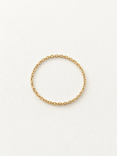 Load image into Gallery viewer, Solid Gold Chain Ring