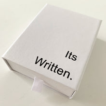 Load image into Gallery viewer, Its Written Minimalist Pendant