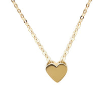 Load image into Gallery viewer, Love Story Heart Necklace Solid Gold