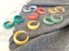 Load image into Gallery viewer, Hoop de Hoop Earrings (assorted colours)