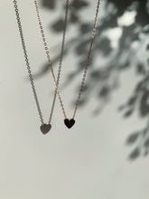Load image into Gallery viewer, Love Story Heart Necklace Solid Gold