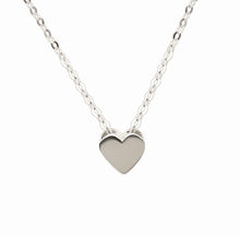 Load image into Gallery viewer, Love Story Necklace Solid White Gold