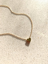 Load image into Gallery viewer, Love Story Heart Necklace Solid Gold