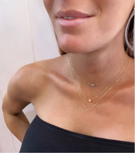 Load image into Gallery viewer, Love Story Heart Necklace Solid Gold