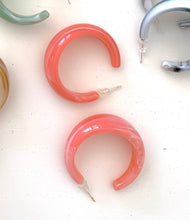 Load image into Gallery viewer, Hoop de Hoop Earrings (assorted colours)