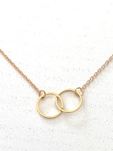 Load image into Gallery viewer, Double Circle Necklace
