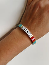 Load image into Gallery viewer, Love Tile Bracelet - assorted colours
