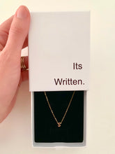 Load image into Gallery viewer, Mini Letter Necklace Solid Gold
