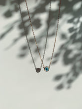 Load image into Gallery viewer, Solid Gold Evil Eye Talisman Necklace
