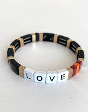 Load image into Gallery viewer, Love Tile Bracelet - assorted colours
