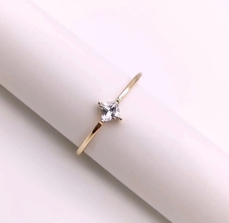 Dainty Square Ring