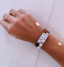 Load image into Gallery viewer, Love Tile Bracelet - assorted colours
