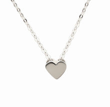 Load image into Gallery viewer, Love Story Necklace Solid White Gold
