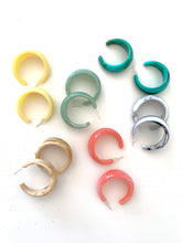 Load image into Gallery viewer, Hoop de Hoop Earrings (assorted colours)
